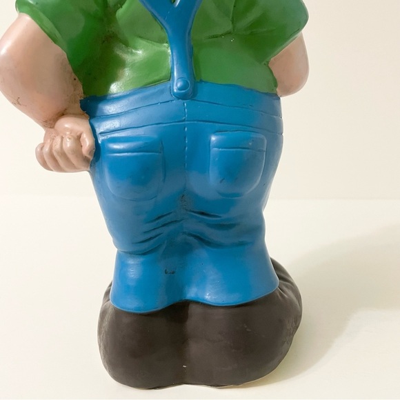Vintage 1992 Gnome Artline Garden Statue 10” Plastic Hard Decor - Picture 11 of 16